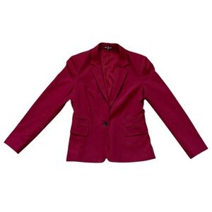 Express Women's Raspberry Single-Button Tailored Blazer size 8